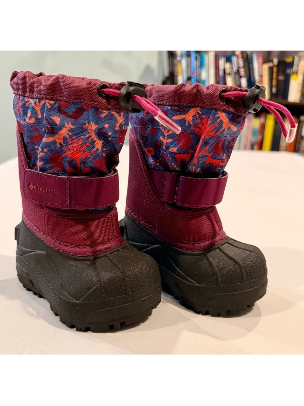 New Columbia Boots Girls 5 Little Kids Powderbug Plus II Waterproof Insulated